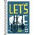 Caderno 01X1 Flexivel Pepper Masculino 80 Folhas - Imagem 3