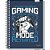 Caderno 15X1 Capa Dura Game OVER 240 Folhas - Imagem 6