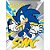 Caderno Brochurao Capa Dura Sonic 80FLS. - Imagem 1