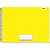 Caderno Desenho Milimetrado Amarelo Liso 48F UNIV Espiral - Imagem 1