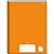 Caderno Quadriculado Univers. 1X1CM 96F Brochurao Laranja CD - Imagem 3