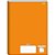 Caderno Quadriculado Univers. 1X1CM 96F Brochurao Laranja CD - Imagem 2