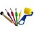 Pincel Artesanal KIT Pincel Artistico GRIP C/6P - Imagem 2