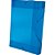 Pasta ABA Elastica Plastica Oficio 55MM Azul Delloline - Imagem 2