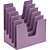 Organizador de Escritorio Classificador de Papeis Lilas - Imagem 1