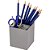 Organizador de Escritorio Modular C/03 Divisoria Cinza - Imagem 4