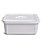 Organizador Caixa RET.10L 38X26X9,5CM BCO - Imagem 1