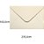 Envelope Convite Colorido 160X235 Creme Marfim 80G - Imagem 1