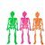 Fantasia Acessorio Halloween KIT Mini Esqueleto - Imagem 3