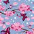 TNT Estampado 1,40 M 40 G Jardim Encantado - Mewi 25M - Imagem 1