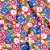 TNT Estampado 1,40M 40G Chita Vermelho (7898921009300) - Imagem 1