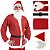 Roupa Fantasia Papai Noel Adulto Feltro - KIT C/5 Peças - Imagem 4