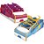 Brinquedo Pedagogico Madeira Alinhavo Primeiros Lacos 3D 8P - Imagem 2