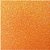 Placa em EVA com Gliter 48X40CM Laranja Neon 2MM. - Imagem 1