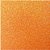 Placa em EVA com Gliter 48X40CM Laranja Neon 2MM. - Imagem 1