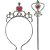 Fantasia Acessorio Tiara Coroa e Varinha Love - Imagem 2