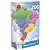 QUEBRA-CABECA Cartonado Mapa do Brasil 200 Pecas - Imagem 2