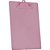 Prancheta Plastica OF/A4 C/PREND. PLAST. Rosa - Imagem 1