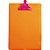 Prancheta Plastica Oficio FULL Color Laranja - Imagem 2
