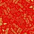 TNT Estampado 1,40M 40G Frases Natalinas Fundo VERM. - Imagem 2
