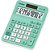 Calculadora de Mesa 12 DIG. Verde SOLAR/BATERIA - Imagem 2