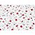 Plastico Adesivo 45CMX10M Floral Vermelho - Imagem 2