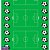 TNT Estampado 1,40M 40G Campo de Futebol - Imagem 1