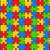 TNT Estampado 1,40M 40G Quebra Cabeca - Imagem 2