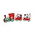 Trem Natalino Decorativo 30CM em Madeira - Imagem 1
