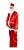 Roupa Fantasia Papai Noel Luxo Adulto Cetim - 5 Peças - Imagem 1