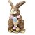 Coelhos de Pascoa Beiji C/OVO de Palha 21CM (S) - Imagem 1
