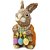 Coelhos de Pascoa Beiji Decorado Palha 21CM - Imagem 1