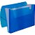 Pasta Sanfonada Plastica NEW Line A4 12 Divisoes Azul - Imagem 1