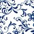 Toalha Termica Arabesco Azul 1,40 X 30M. - Imagem 2