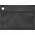 Pasta Malote NY 22X16CM Preto Horizontal - PCTE C/3 - Imagem 1