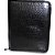 Fichario com Ziper Croco Corino Preto - Imagem 3