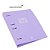 Fichario de PVC Colegial CD 10 DIV. Lilas PAST - Imagem 4