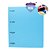Fichario de PVC UNIV. CD 10 DIV. Azul Pastel - Imagem 1
