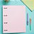 Fichario de PVC UNIV. CD 10 DIV. Rosa Pastel - Imagem 3