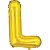 Balao Metalizado Letra L Dourado 40CM. - Imagem 2