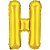 Balao Metalizado Letra H Dourado 40CM. - Imagem 2