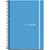 Caderno 01X1 Capa Dura SLIM Color UNIV CP.PP Azul 80F - Imagem 1