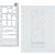 Caderno Inteligente Regua Stencil Inspiradora 19CM - Imagem 4