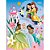 Caderno Brochura 1/4 Capa Dura Princesas 80FLS. PCT.C/05 - Imagem 3