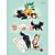 Caderno Brochurao Capa Dura Purrfect CATS 80FLS. - Imagem 2