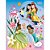 Caderno Quadriculado Univers. Princesas 40FLS Brochura 1X1CM - Imagem 3