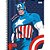 Caderno 15X1 Capa Dura Marvel Comics 240F - Imagem 5