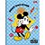 Caderno Brochura 1/4 Capa Dura Mickey Vintage 80F - Imagem 4