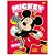 Caderno Brochurao Capa Dura Mickey Vintage 80F - Imagem 5