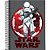 Caderno 10X1 Capa Dura STAR WARS 160FLS - Imagem 3